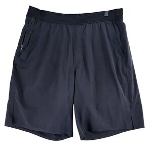 Ten Thousand Interval Shorts Mens L Black Activewear Training 7 Inch Inseam